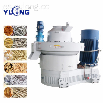 Máquina para prensar pellets de biomasa